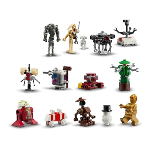 LEGO 75418 CALENDARIO DE ADVIENTO STAR WARS 2025 JUGUETES DE CONSTRUCCIÓN PARA CUMPLEAÑOS JUGUETES EDUCATIVOS PARA NIÑOS NIÑAS - 7