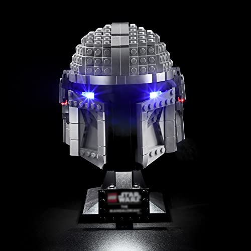 BRIKSMAX KIT DE ILUMINACIÓN LED PARA CASCO DE STAR WARS THE MANDALORIAN COMPATIBLE CON EL MODELO DE BLOQUES DE CONSTRUCCIÓN LEGO - 2