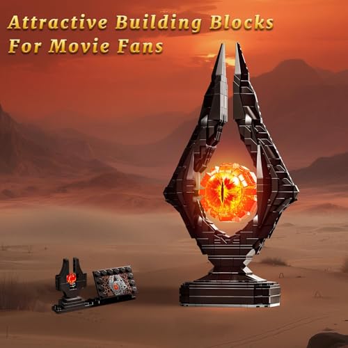 JUEGO DE JUGUETES DE CONSTRUCCIÓN CON TEMÁTICA DE PELÍCULA JUEGO CREATIVO DE CONSTRUCCIÓN DE OJOS LEGENDARIOS 925 PIEZAS - 2