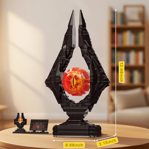 JUEGO DE JUGUETES DE CONSTRUCCIÓN CON TEMÁTICA DE PELÍCULA JUEGO CREATIVO DE CONSTRUCCIÓN DE OJOS LEGENDARIOS 925 PIEZAS - 6