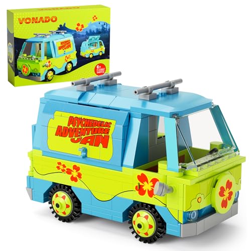 CONJUNTO DE BLOQUES DE CONSTRUCCIÓN DE JUGUETES DE AUTOS DE PELÍCULA DE AVENTURA CLÁSICA PARA NIÑOS JUGUETE MISTERIOSO - 1