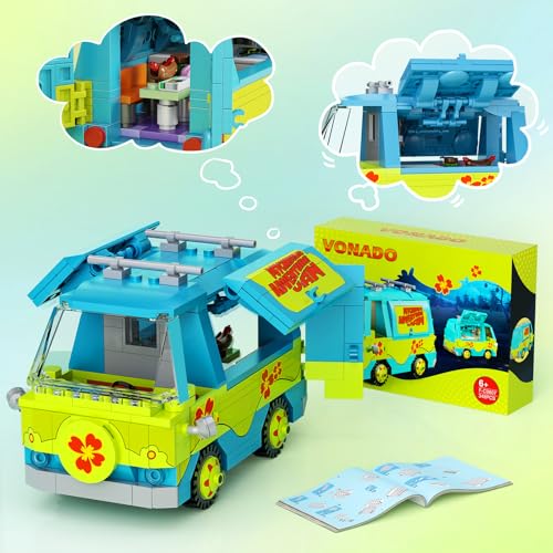 CONJUNTO DE BLOQUES DE CONSTRUCCIÓN DE JUGUETES DE AUTOS DE PELÍCULA DE AVENTURA CLÁSICA PARA NIÑOS JUGUETE MISTERIOSO - 2