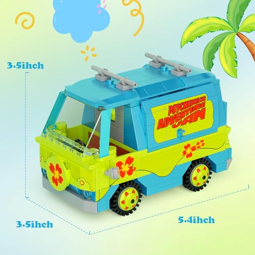 CONJUNTO DE BLOQUES DE CONSTRUCCIÓN DE JUGUETES DE AUTOS DE PELÍCULA DE AVENTURA CLÁSICA PARA NIÑOS JUGUETE MISTERIOSO - 3
