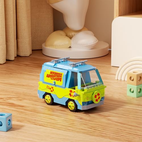 CONJUNTO DE BLOQUES DE CONSTRUCCIÓN DE JUGUETES DE AUTOS DE PELÍCULA DE AVENTURA CLÁSICA PARA NIÑOS JUGUETE MISTERIOSO - 4