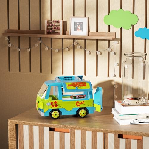 CONJUNTO DE BLOQUES DE CONSTRUCCIÓN DE JUGUETES DE AUTOS DE PELÍCULA DE AVENTURA CLÁSICA PARA NIÑOS JUGUETE MISTERIOSO - 5