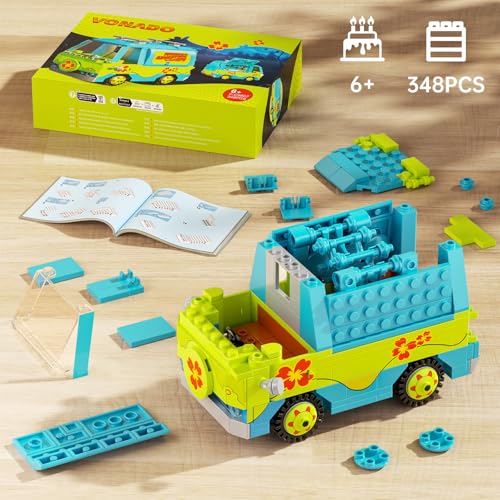 CONJUNTO DE BLOQUES DE CONSTRUCCIÓN DE JUGUETES DE AUTOS DE PELÍCULA DE AVENTURA CLÁSICA PARA NIÑOS JUGUETE MISTERIOSO - 7