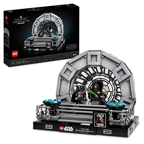 LEGO 75352 STAR WARS EMPERORS THRONE ROOM JUEGO DE DIORAMA EL REGRESO DEL JEDI 40 ANIVERSARIO REGALO COLECCIONABLE PARA ADULTOS - 1