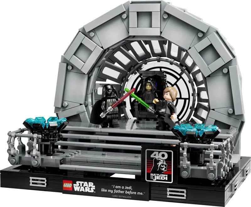 LEGO 75352 STAR WARS EMPERORS THRONE ROOM JUEGO DE DIORAMA EL REGRESO DEL JEDI 40 ANIVERSARIO REGALO COLECCIONABLE PARA ADULTOS - 4
