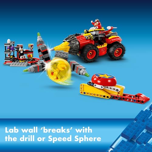 LEGO SONIC THE HEDGEHOG SUPER SONIC VS EGG DRILLSTER JUGUETE DE GAMING CON SHADOW Y DR EGGMAN SET DE CONSTRUCCIÓN - 6