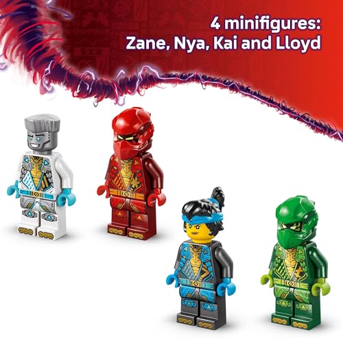 LEGO NINJAGO JUEGO DE CONSTRUCCIÓN DE JUGUETES DEL TEMPLO SPINJITZU NINJA JUGUETE DE NINJA PARA NIÑOS EN EDAD PREESCOLAR - 6