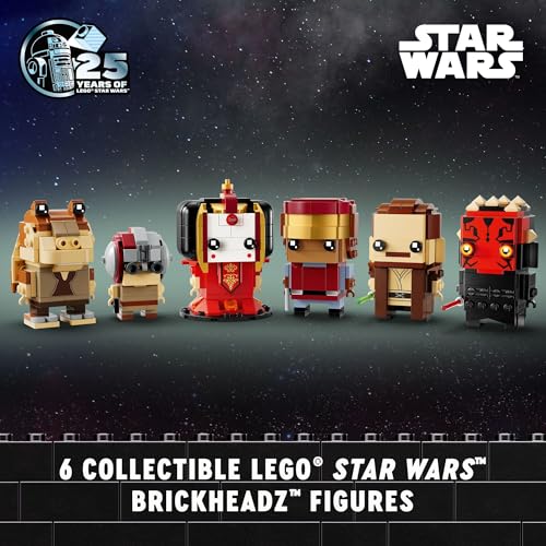 LEGO STAR WARS BRICKHEADZ THE PHANTOM MENACE FIGURAS COLECCIONABLES DE STAR WARS DE ANNAKIN DARTH MAUL Y MÁS REGALO - 2
