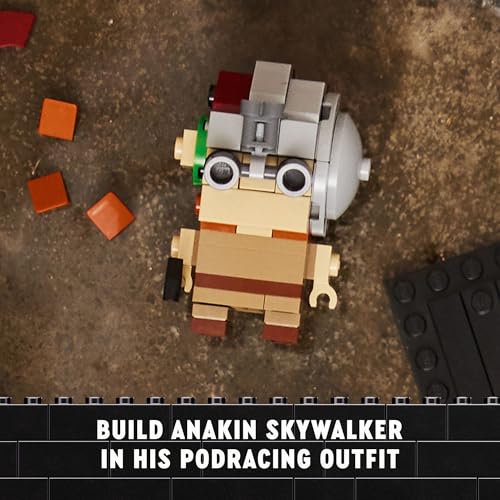 LEGO STAR WARS BRICKHEADZ THE PHANTOM MENACE FIGURAS COLECCIONABLES DE STAR WARS DE ANNAKIN DARTH MAUL Y MÁS REGALO - 3