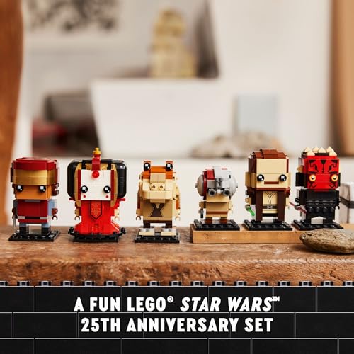 LEGO STAR WARS BRICKHEADZ THE PHANTOM MENACE FIGURAS COLECCIONABLES DE STAR WARS DE ANNAKIN DARTH MAUL Y MÁS REGALO - 6