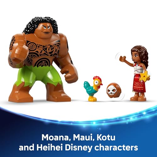 LEGO DISNEY MOANA 2 BARCA DE KAKAMORA PARA NIÑOS SET DE CONSTRUCCIÓN PARA JUEGO DE ROL PARA NIÑOS Y NIÑAS DE 7 AÑOS - 6
