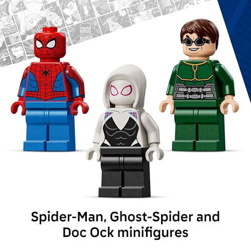 LEGO MARVEL MECH BATTLE SPIDERMAN VS DOC OCK JUGUETES DE CONSTRUCCIÓN PARA NIÑOS JUGUETES DE SUPERHÉROES Y VILLANOS CON 3 - 5