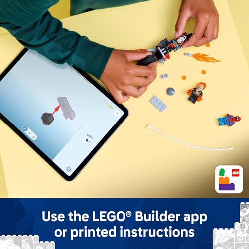 LEGO MARVEL SPIDERMAN VS GHOST RIDER JUGUETE DE CONSTRUCCIÓN DE MOTOCICLETA PARA NIÑOS Y NIÑAS A PARTIR DE 6 AÑOS JUEGO - 6