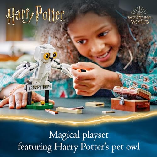 LEGO HARRY POTTER HEDWIG EN 4 CALLE PRIVET JUGUETE DE FANTASÍA ENSAMBLABLE CON UNA FIGURA DE LECHUZA DE HARRY POTTER JUGUETE - 2