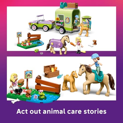 LEGO FRIENDS HORSE BABY FOAL TRAILER JUGUETE DE CONSTRUCCIÓN PARA NIÑAS Y NIÑOS JUEGO DE SIMULACIÓN PARA NIÑOS A PARTIR DE 7 - 4