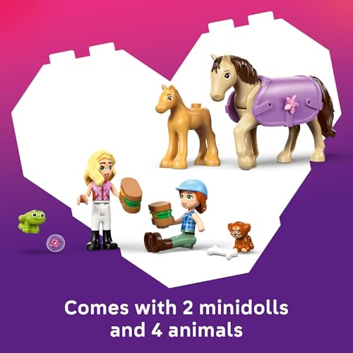 LEGO FRIENDS HORSE BABY FOAL TRAILER JUGUETE DE CONSTRUCCIÓN PARA NIÑAS Y NIÑOS JUEGO DE SIMULACIÓN PARA NIÑOS A PARTIR DE 7 - 5