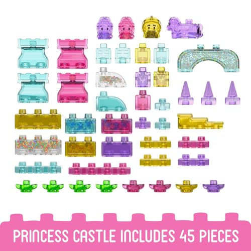 JELLY BLOX SET DE CASTILLO CLÁSICO INCLUYE 45 PIEZAS BLOQUES DE CONSTRUCCIÓN PARA NIÑOS PEQUEÑOS Y PREESCOLARES QUE PUEDEN - 3