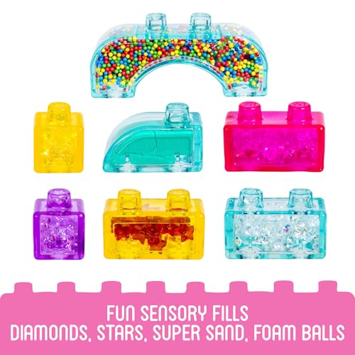 JELLY BLOX SET DE CASTILLO CLÁSICO INCLUYE 45 PIEZAS BLOQUES DE CONSTRUCCIÓN PARA NIÑOS PEQUEÑOS Y PREESCOLARES QUE PUEDEN - 4