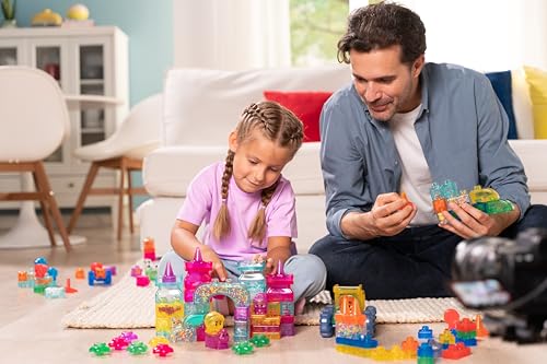 JELLY BLOX SET DE CASTILLO CLÁSICO INCLUYE 45 PIEZAS BLOQUES DE CONSTRUCCIÓN PARA NIÑOS PEQUEÑOS Y PREESCOLARES QUE PUEDEN - 5