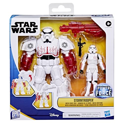 STAR WARS MUNDO ÉPICO DE ACCIÓN STORMTROOPER MECH FORCE SUIT TRAJE DE MECH DE 65 PULGADAS Y FIGURA DE ACCIÓN DE 4 PULGADAS - 2