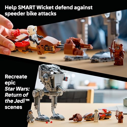 LEGO STAR WARS SMART PLAY ATST ATTACK ON ENDOR JUEGO DE CONSTRUCCIÓN DE JUGUETE PARA NIÑOS JUEGO COMPATIBLE CON 2 ETIQUETAS - 4