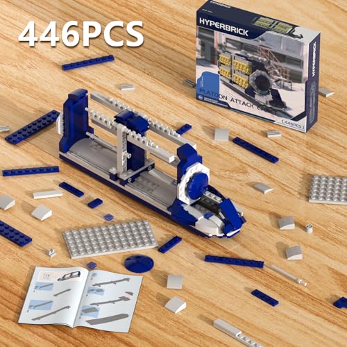 DROID ARMY COMPATIBLE CON LEGO SET DE CONSTRUCCIÓN DE NAVE DE ATAQUE DE PELOTÓN CON 33 DROIDES DE BATALLA Y 1 DROIDE PILOTO - 6