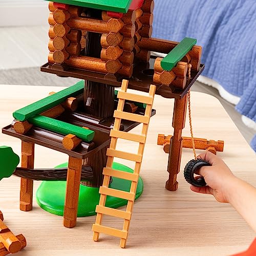 LINCOLN LOGS JUEGO DE CONSTRUCCIÓN DE CASA EN EL ÁRBOL DE 2 NIVELES JUGUETE EDUCATIVO REGALO PARA NIÑOS NIÑAS Y NIÑOS JUGUETE - 4
