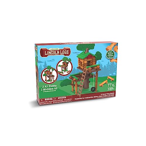 LINCOLN LOGS JUEGO DE CONSTRUCCIÓN DE CASA EN EL ÁRBOL DE 2 NIVELES JUGUETE EDUCATIVO REGALO PARA NIÑOS NIÑAS Y NIÑOS JUGUETE - 5