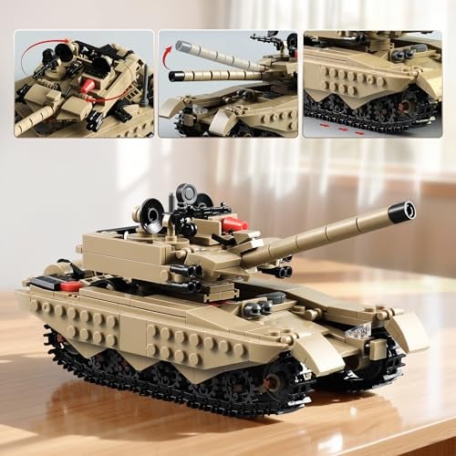 ARMY TANK JUEGO DE BLOQUES DE CONSTRUCCIÓN COMPATIBLE CON LEGO 517 PIEZAS DE JUGUETE MILITAR PARA NIÑOS CONSTRUYE 1 TANQUE O 16 - 2