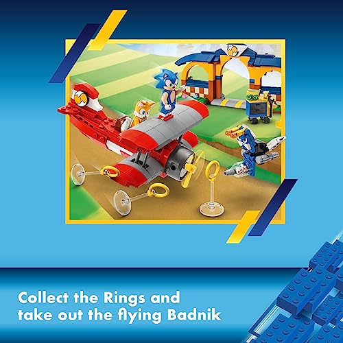 LEGO SONIC THE HEDGEHOG TAILS WORKSHOP AND TORNADO PLANE 76991 JUEGO DE JUGUETES DE CONSTRUCCIÓN JUGUETE DE AVIÓN CON 4 FIGURAS - 3