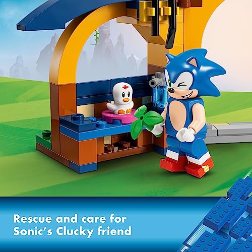 LEGO SONIC THE HEDGEHOG TAILS WORKSHOP AND TORNADO PLANE 76991 JUEGO DE JUGUETES DE CONSTRUCCIÓN JUGUETE DE AVIÓN CON 4 FIGURAS - 4