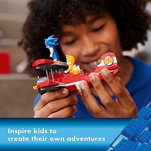 LEGO SONIC THE HEDGEHOG TAILS WORKSHOP AND TORNADO PLANE 76991 JUEGO DE JUGUETES DE CONSTRUCCIÓN JUGUETE DE AVIÓN CON 4 FIGURAS - 5