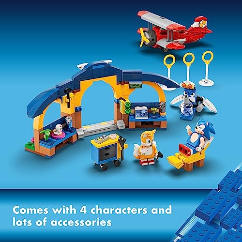 LEGO SONIC THE HEDGEHOG TAILS WORKSHOP AND TORNADO PLANE 76991 JUEGO DE JUGUETES DE CONSTRUCCIÓN JUGUETE DE AVIÓN CON 4 FIGURAS - 6