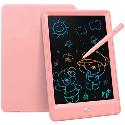BRAVOKIDS TABLETA DE ESCRITURA LCD DE 10 PULGADAS PARA NIÑOS DE 3 A 8 AÑOS LÁPIZ ELECTRÓNICO Y TABLERO DE GARABATOS COMO REGALOS - 1