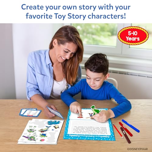 SKILLMATICS KIT DE ARTE DE HISTORIAS DE DISNEYPIXAR TOY STORY DIY CON MÁS DE 100 CALCOMANÍAS MARCADORES Y BLOC DE HISTORIAS - 2