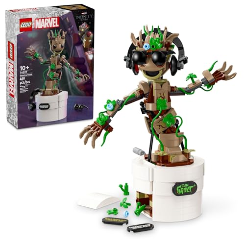 LEGO MARVEL DANCING GROOT GUARDIANES DE LA GALAXIA JUGUETE REGALO DE CUMPLEAÑOS CONSTRUIBLE JUGUETE DE MARVEL JUEGO - 1