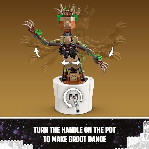 LEGO MARVEL DANCING GROOT GUARDIANES DE LA GALAXIA JUGUETE REGALO DE CUMPLEAÑOS CONSTRUIBLE JUGUETE DE MARVEL JUEGO - 3