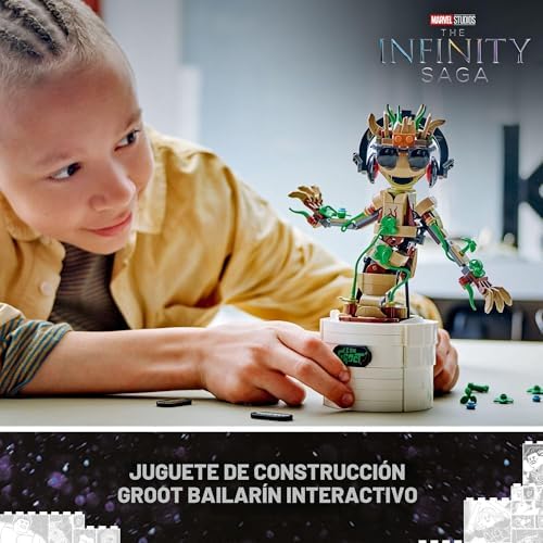 LEGO MARVEL DANCING GROOT, GUARDIANES DE LA GALAXIA JUGUETE, REGALO DE CUMPLEAÑOS CONSTRUIBLE, JUGUETE DE MARVEL, JUEGO - 7