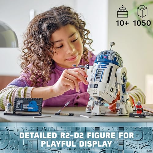 LEGO STAR WARS R2D2 JUEGO DE JUGUETES DE CONSTRUCCIÓN JUEGA O EXHIBE JUGUETES DE STAR WARS PARA NIÑOS Y NIÑAS A PARTIR DE 10 - 2