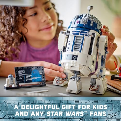 LEGO STAR WARS R2D2 JUEGO DE JUGUETES DE CONSTRUCCIÓN JUEGA O EXHIBE JUGUETES DE STAR WARS PARA NIÑOS Y NIÑAS A PARTIR DE 10 - 4