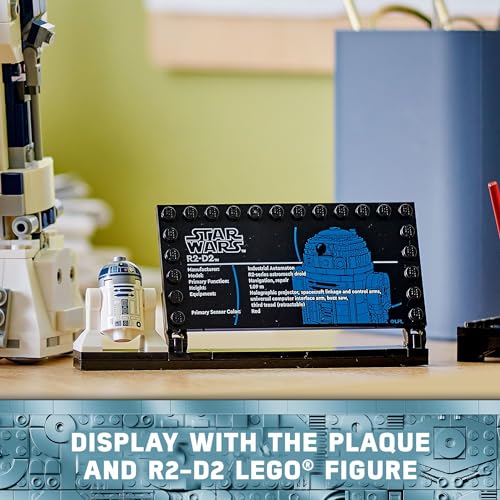 LEGO STAR WARS R2D2 JUEGO DE JUGUETES DE CONSTRUCCIÓN JUEGA O EXHIBE JUGUETES DE STAR WARS PARA NIÑOS Y NIÑAS A PARTIR DE 10 - 5