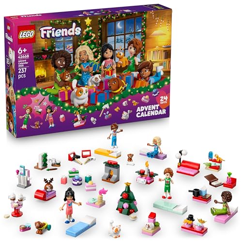 LEGO 42668 CALENDARIO DE ADVIENTO FRIENDS 2025 JUGUETE REGALO DE CUMPLEAÑOS BLOQUES EDUCATIVOS NIÑAS NIÑOS NIÑOS 6 7 8 9 AÑOS - 1