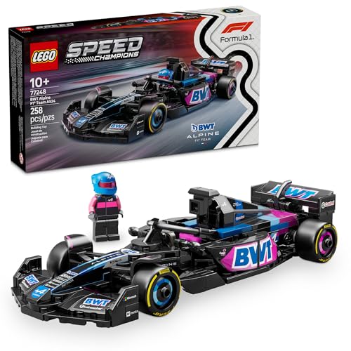 LEGO SPEED CHAMPIONS BWT ALPINE F1 TEAM A524 AUTO DE CARRERA DE JUGUETE JUEGO DE CONSTRUCCIÓN PARA NIÑOS NIÑOS Y NIÑAS EDADES 10 - 1
