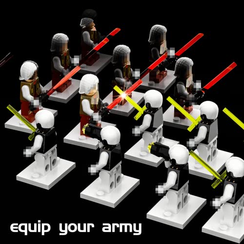 PAQUETE DE 105 PIEZAS DE BLOQUES DE CONSTRUCCIÓN DE ESPADA LIGERA PARA FANÁTICOS DE LEGO STAR WARS ACCESORIOS DE CONSTRUCCIÓN - 5