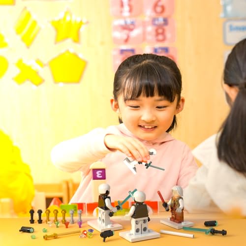 PAQUETE DE 105 PIEZAS DE BLOQUES DE CONSTRUCCIÓN DE ESPADA LIGERA PARA FANÁTICOS DE LEGO STAR WARS ACCESORIOS DE CONSTRUCCIÓN - 6