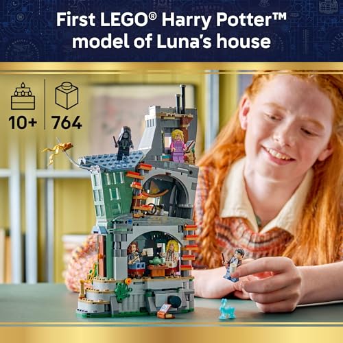 LEGO HARRY POTTER LUNA LOVEGOODS HOUSE BUILDING TOY PARA NIÑAS Y NIÑOS JUEGO DE SIMULACIÓN Y EXHIBICIÓN DE LIBROS O DECORACIÓN - 2
