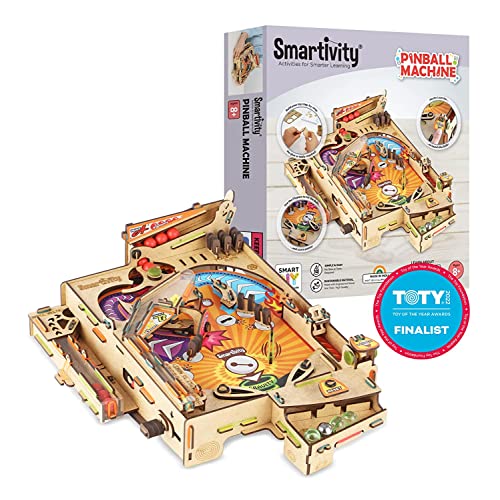 SMARTIVITY MÁQUINA DE PINBALL DIY PARA NIÑOS DE 8 A 14 AÑOS JUEGO DE ARCADE GALARDONADO GLOBALMENTE CONSTRUYE TU PROPIA MÁQUINA - 1
